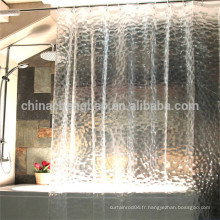Rideau de douche de salle de bain rideau en plastique transparent imperméable à l&#39;eau